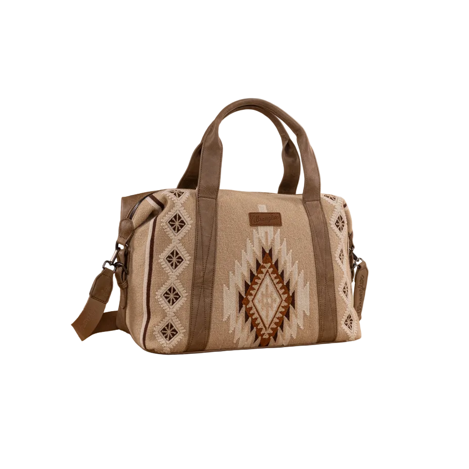 Wrangler Southwestern Print Duffle Bag - Khaki