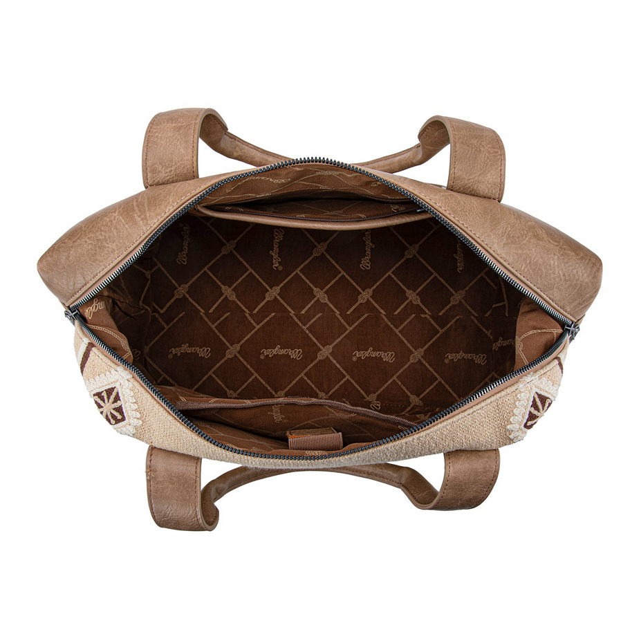 Wrangler Southwestern Print Duffle Bag - Khaki