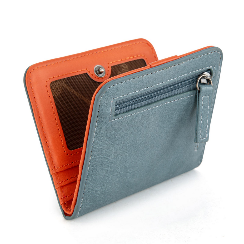 Wrangler RFID Small Bi-Fold Wallet - Jean