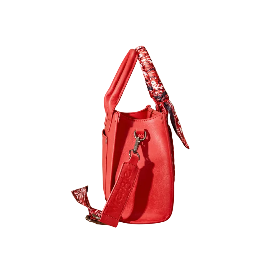 Wrangler Bandana Paisley Tote - Red