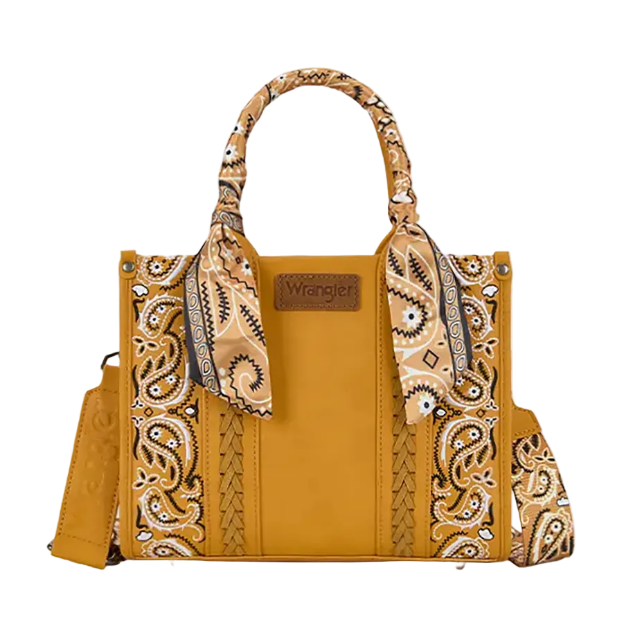 Wrangler Bandana Paisley Tote - Yellow