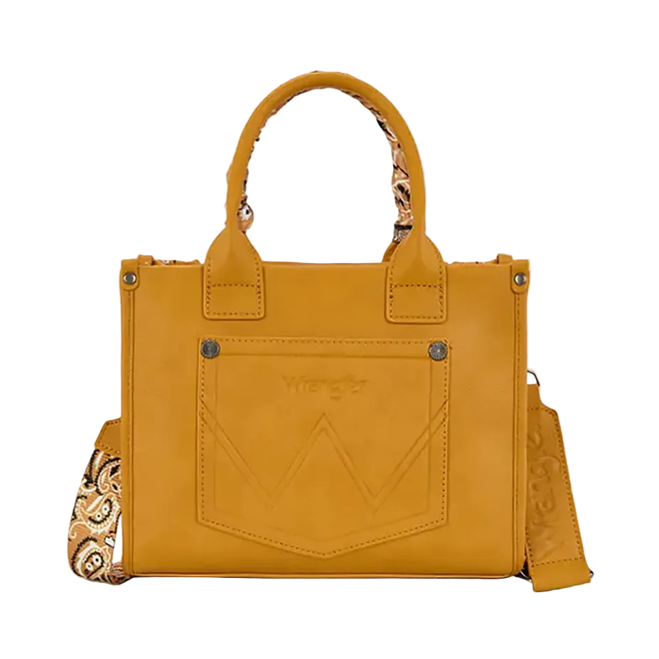 Wrangler Bandana Paisley Tote - Yellow