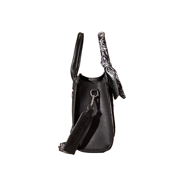 Wrangler Bandana Paisley Tote  - Black