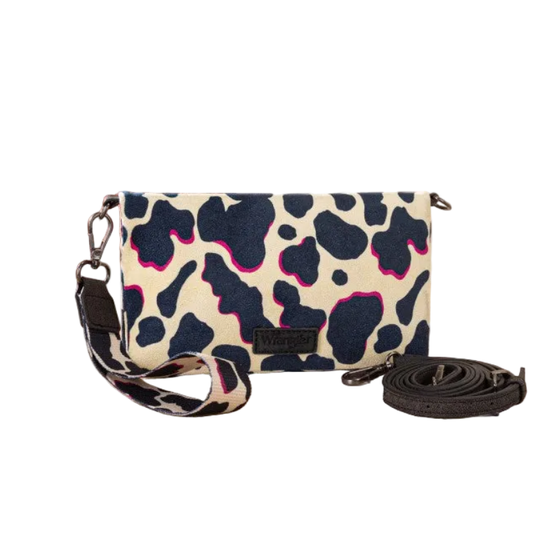 Wrangler Cow Print Wallet - Hot Pink