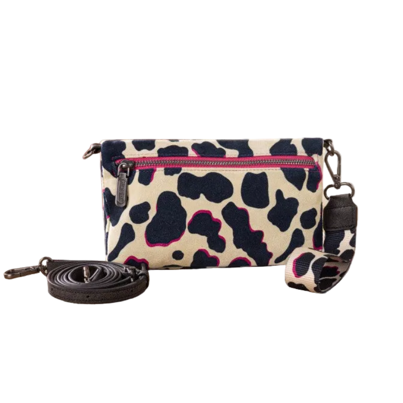 Wrangler Cow Print Wallet - Hot Pink
