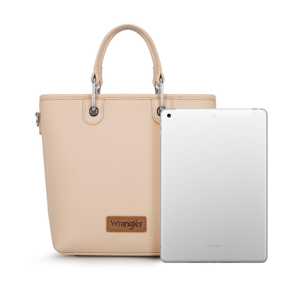 Wrangler Top Handle Tote/Crossbody - Tan