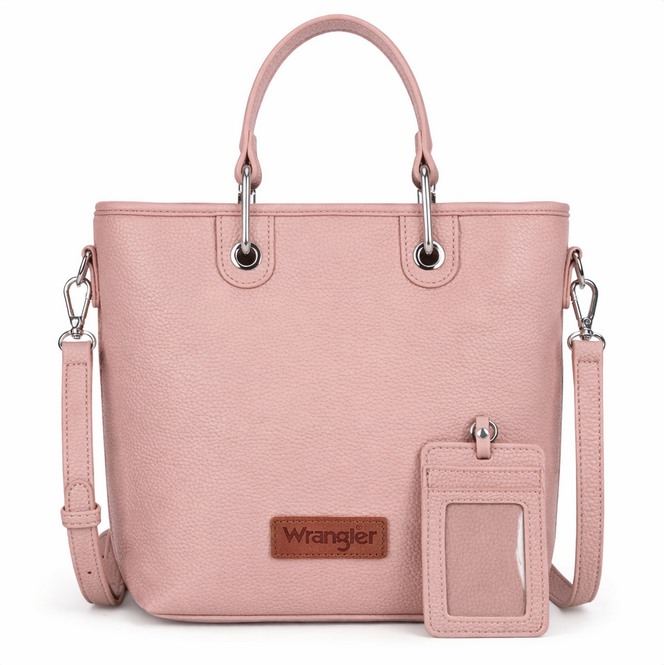 Wrangler Top Handle Tote/Crossbody - Pink