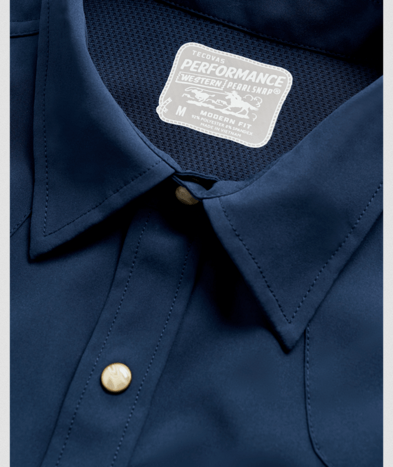 Men's Performance Western Pearl Snap SS