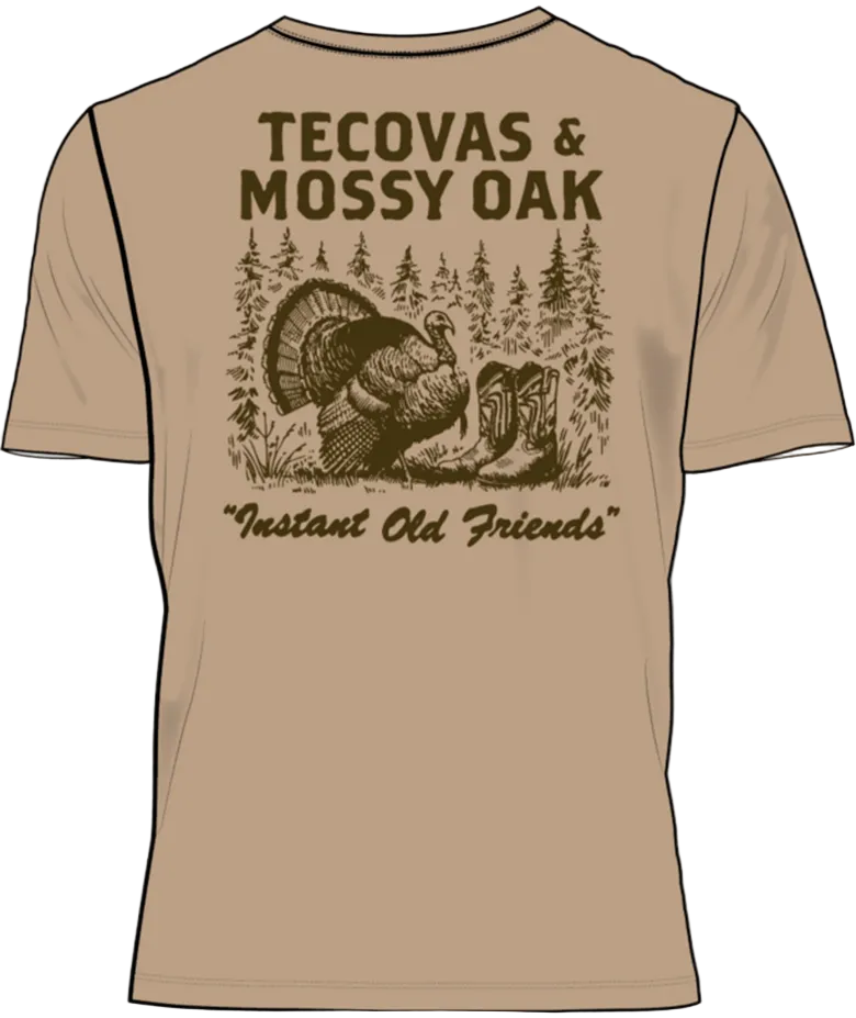 Men's Tecovas x Mossy Oak Turkey & Boots Tee SS