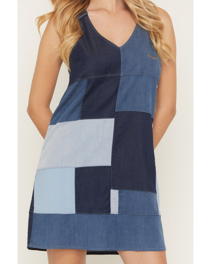 Dottie Sleeveless Indigo Dress