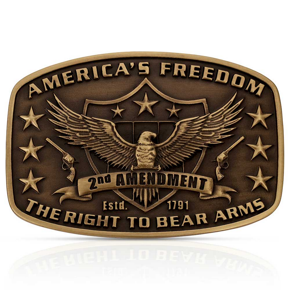 2nd Amendment Heritage Attitude Buckle