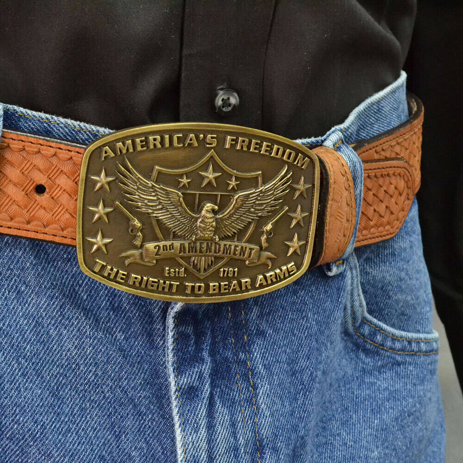 2nd Amendment Heritage Attitude Buckle