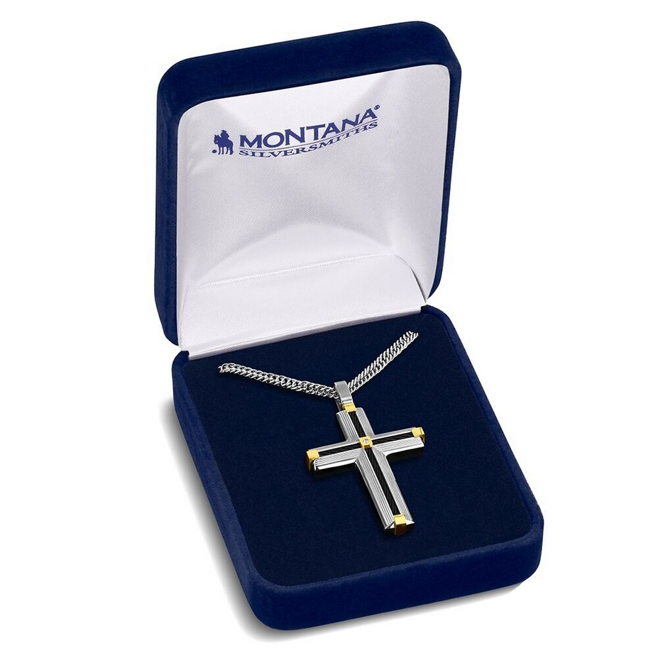 Golden Points Cross Necklace