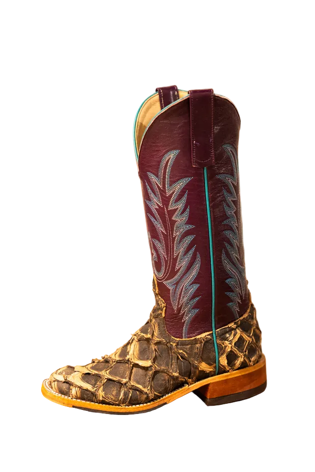 341061 Brazillian Brown Big Bass Glossy Boot