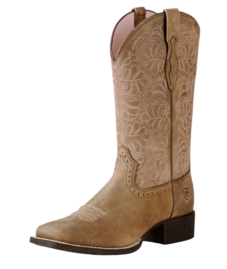 Round Up Remuda Wide Square Toe Western Boot