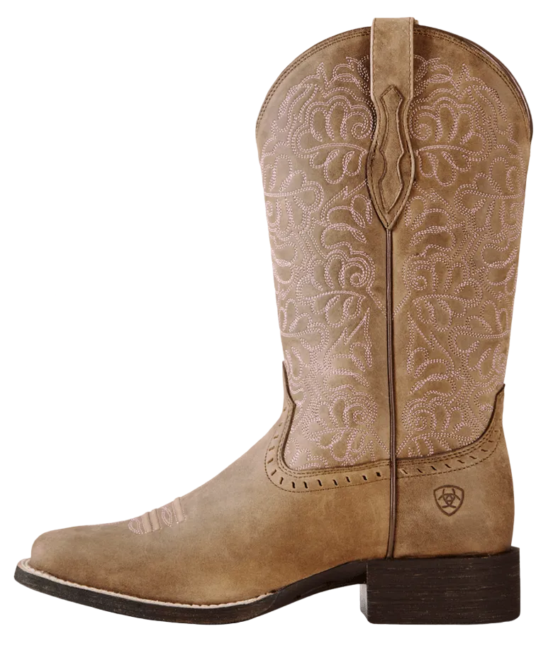 Round Up Remuda Wide Square Toe Western Boot