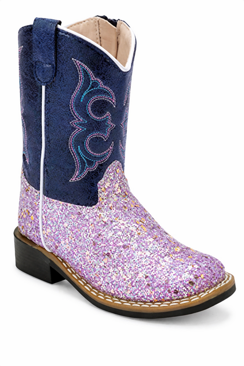 VB1083 Toddler Purple Glitter Boot