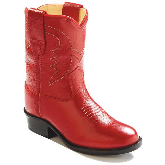 3116T Toddler Red Leather Boot