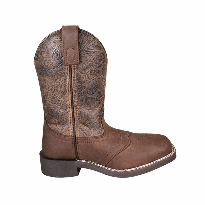 Kid's Brandy Brown Oil Boot
