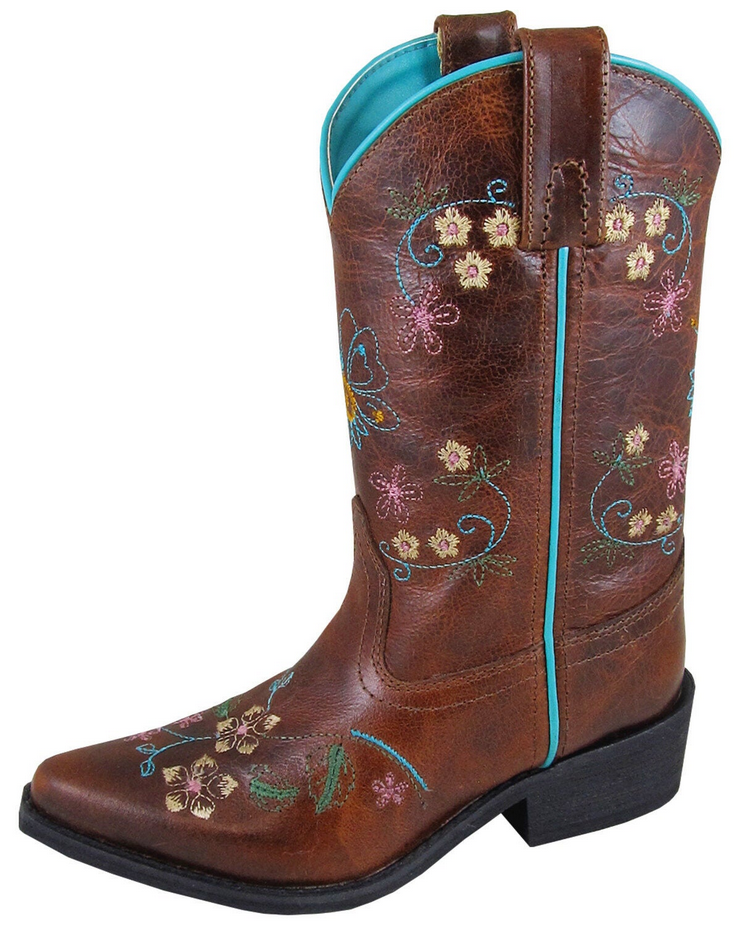 3861Y Kids Florence Embroidered Western Boots