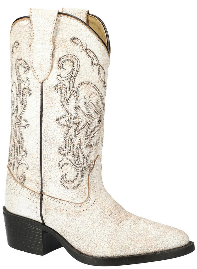 3309Y Kids Carolina Antique White Leather Boot