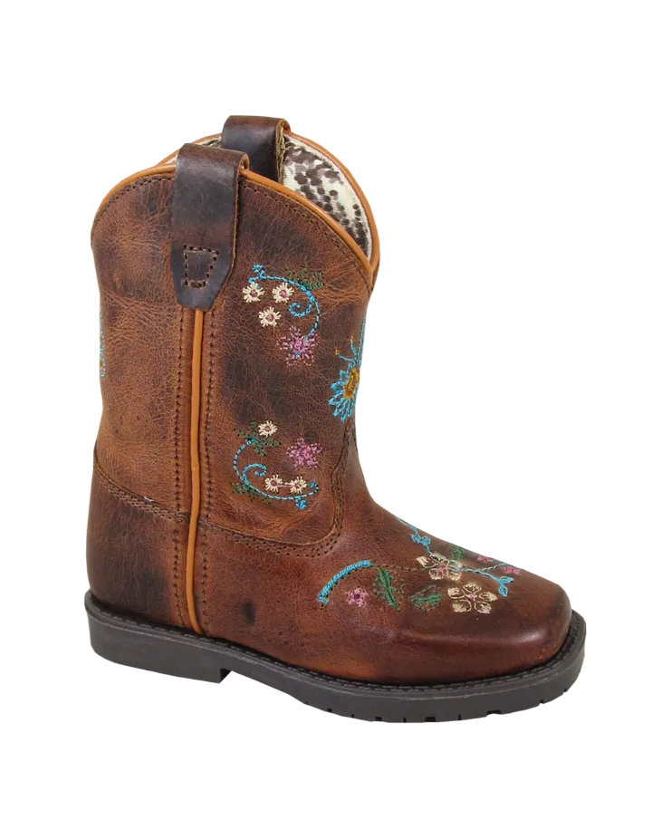 3833T Toddler Floralie Square Toe Boot