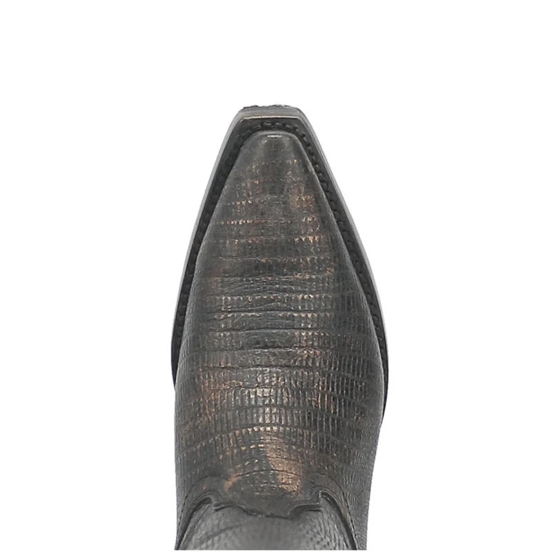 Athena Lizard Print Boot