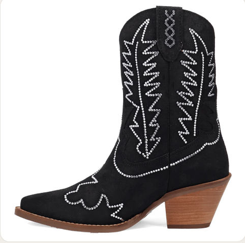 Tiny Pony Suede Leather Bootie