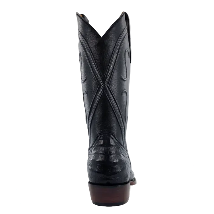 Men’s Caiman Belly Wide Square Corded Stitch 13″ Boot