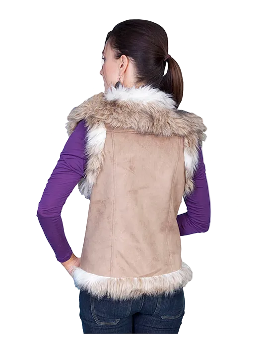 Scully Hazelnut Faux Fur Vest