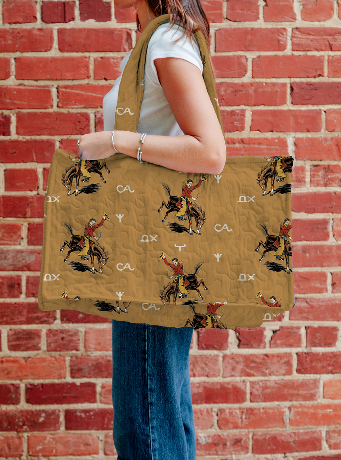 Ida Mae Home Quilted Tote Bag