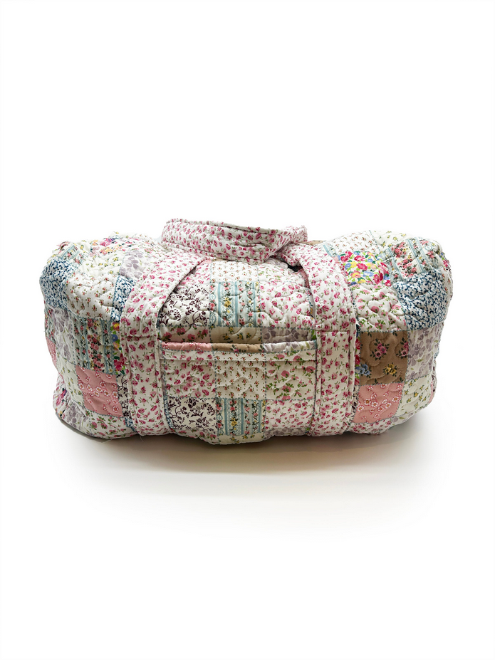 Quilted Weekender Duffle Bag