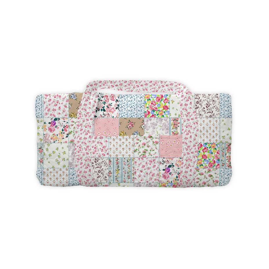 Quilted Weekender Duffle Bag