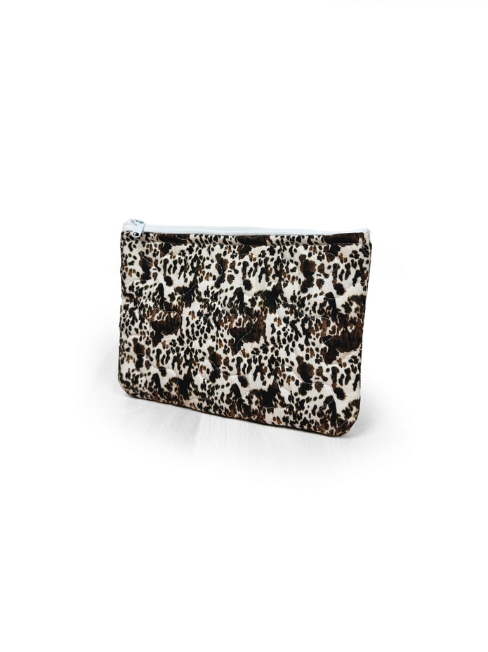 Ida Mae Small Quilted Makeup Bag