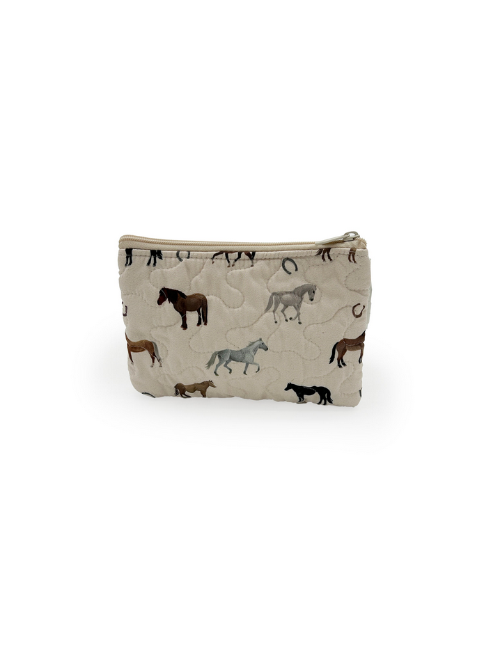 Ida Mae Small Quilted Makeup Bag