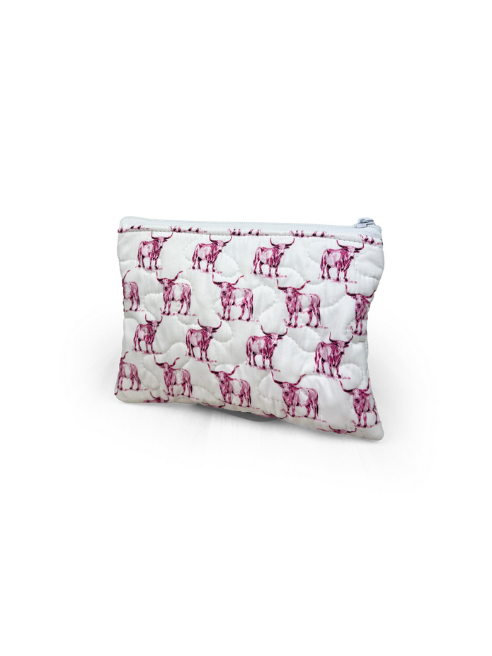 Ida Mae Small Quilted Makeup Bag