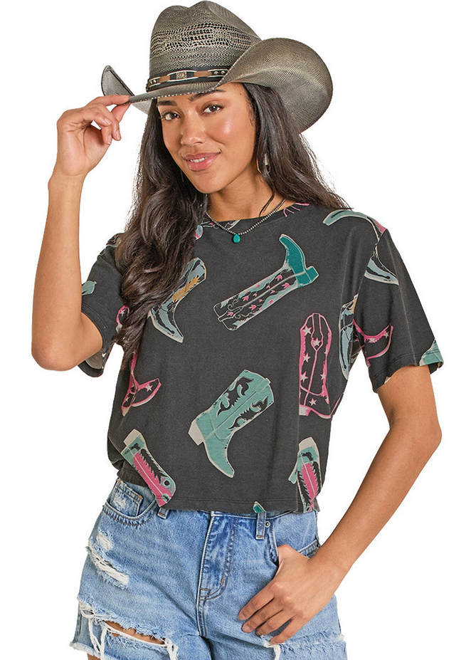 Boot Print Graphic Tee