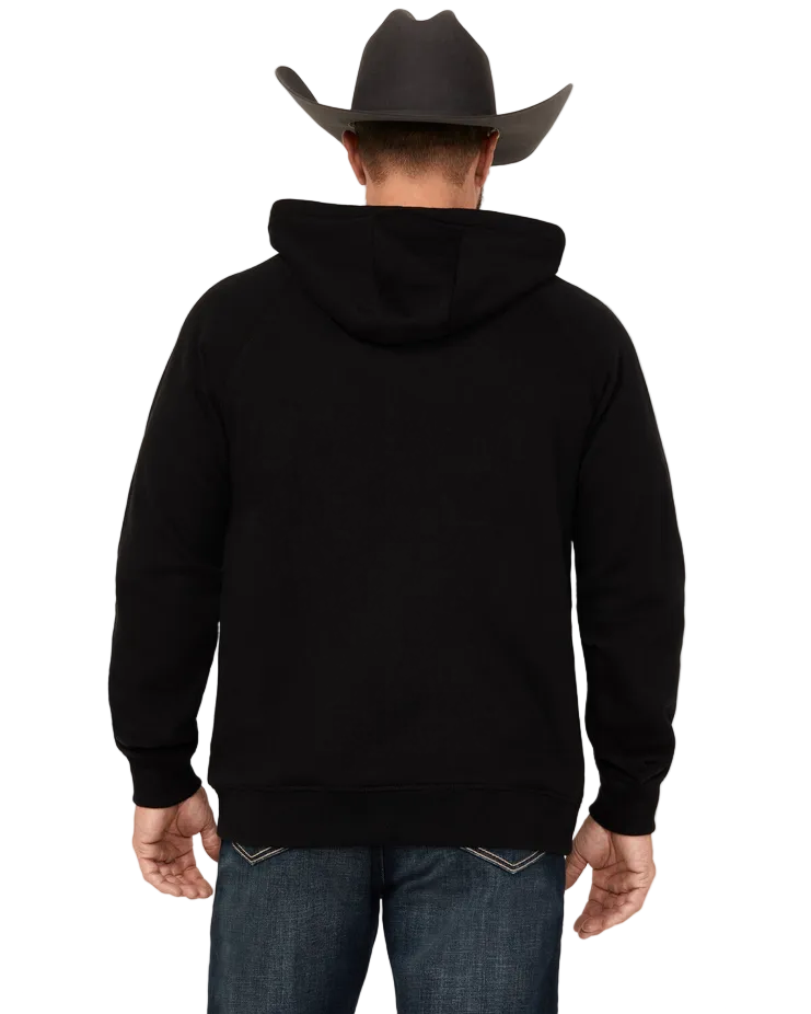 Men's Aztec Skull Graphic Hooded Sweatshirt