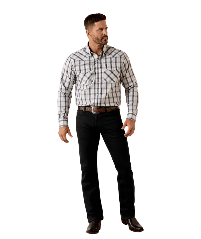 Wrinkle Free Ari Fitted Snap Shirt