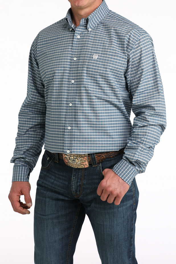 Men's Classic Fit Button-Down Western Shirt