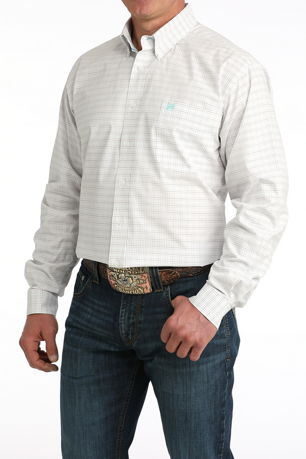 Men's Classic Fit Button-Down Western Shirt