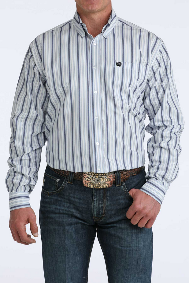Men's Classic Fit Button-Down Western Shirt
