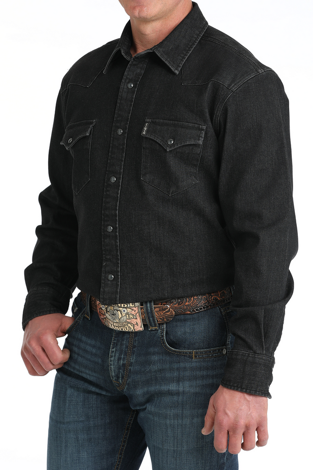 Men’s Modern Fit Snap Front Western Shirt