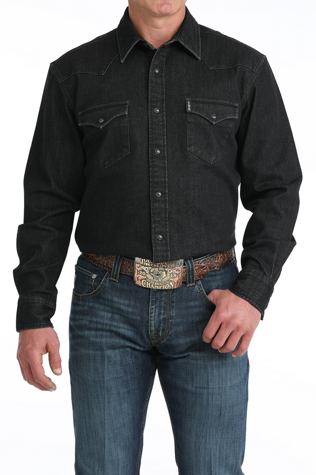 Men’s Modern Fit Snap Front Western Shirt