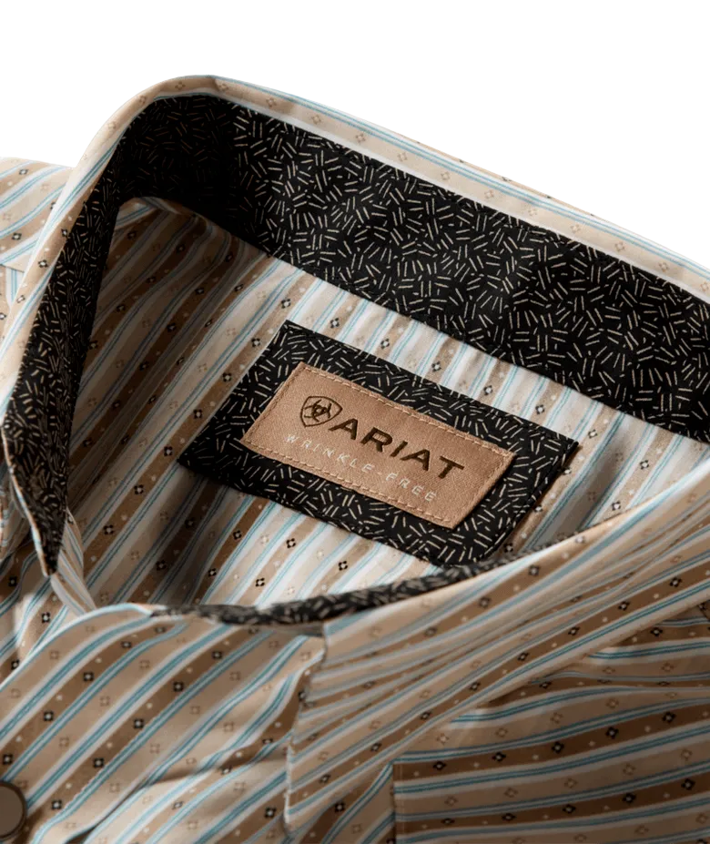 Wrinkle Free Burnard Classic Fit Snap Shirt