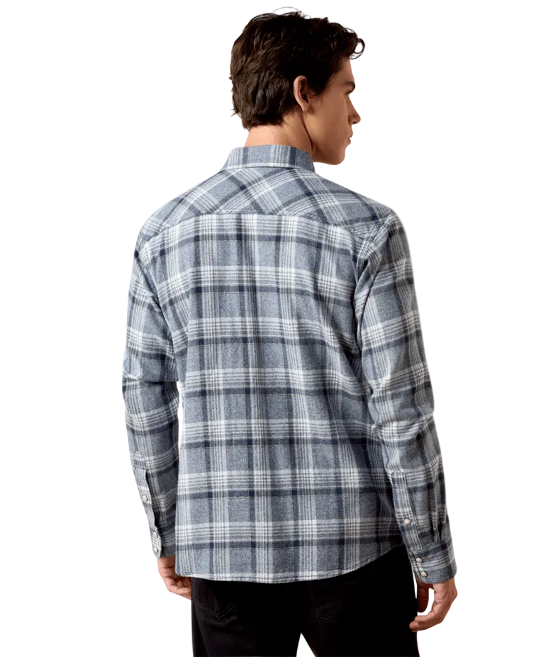 Retro Harish Fitted Snap Shirt