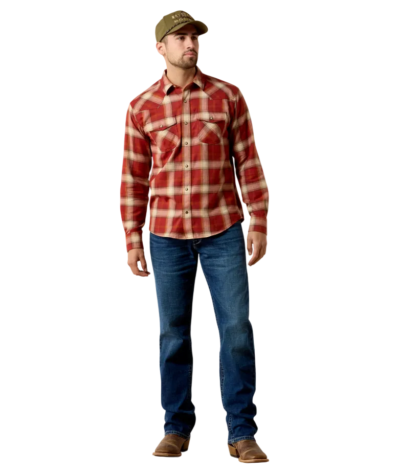 Retro Hatford Fitted Snap Shirt