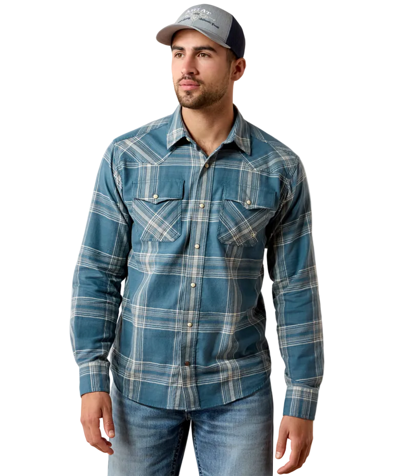Retro Herron Fitted Snap Shirt