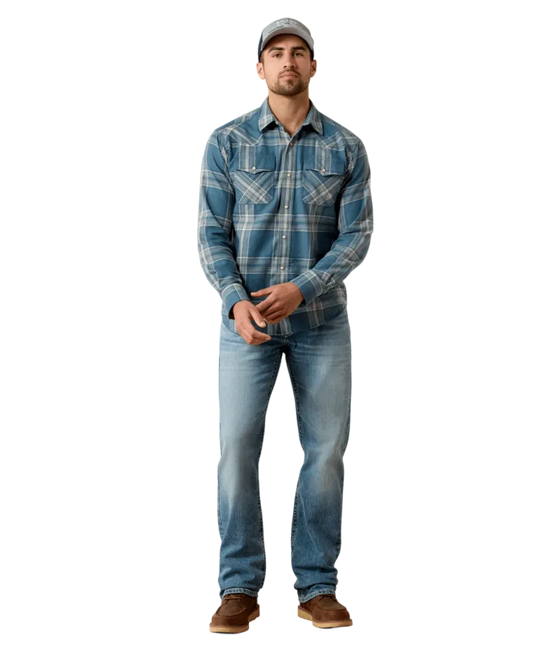 Retro Herron Fitted Snap Shirt