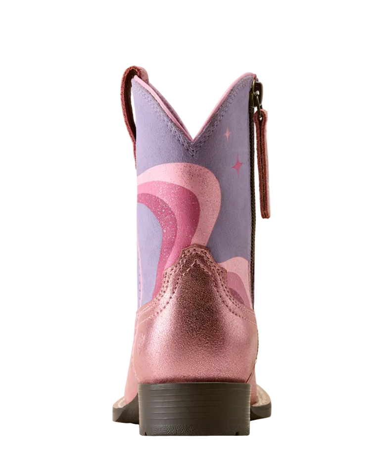 YTH Unicorn Magic Wide Square Toe Western Boot